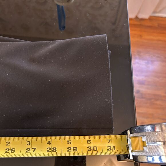 Athleta Venice Flare Pants Black High Rise Pull‎ On Slit 1X - Wear on thigh - Picture 10 of 10